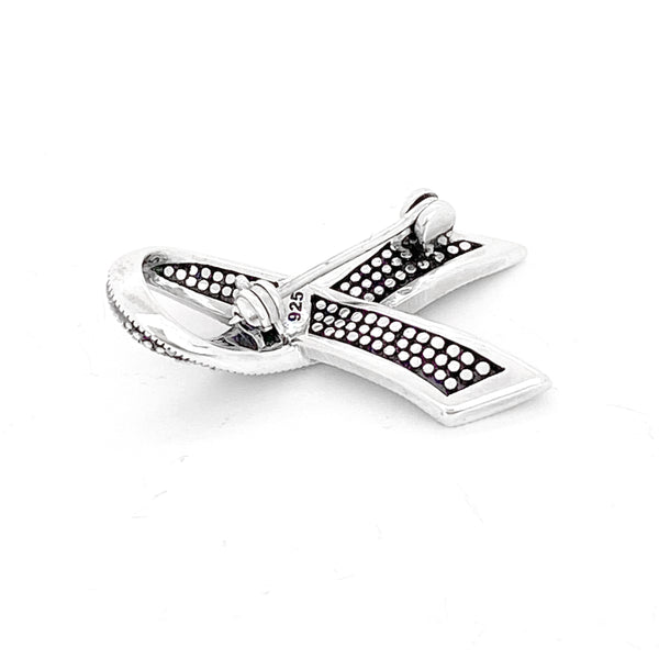 Marcasite Ribbon Brooch