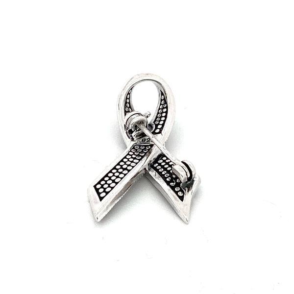 Marcasite Ribbon Brooch