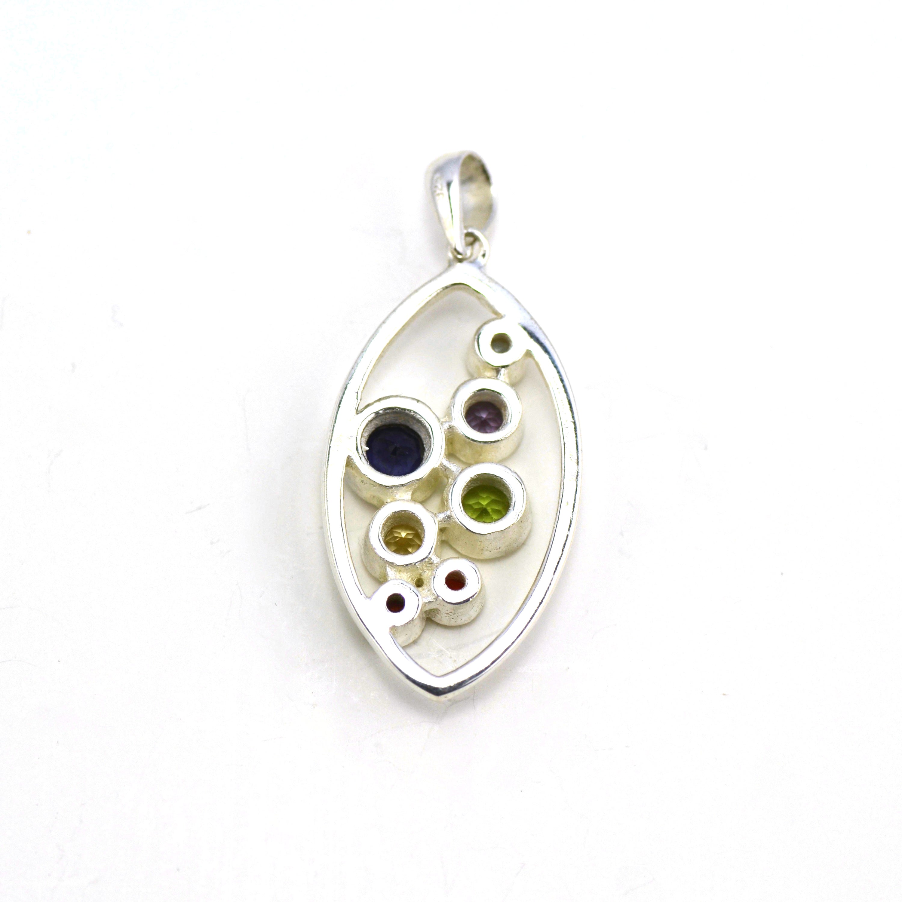 Celestial Leaf Rainbow Pendant