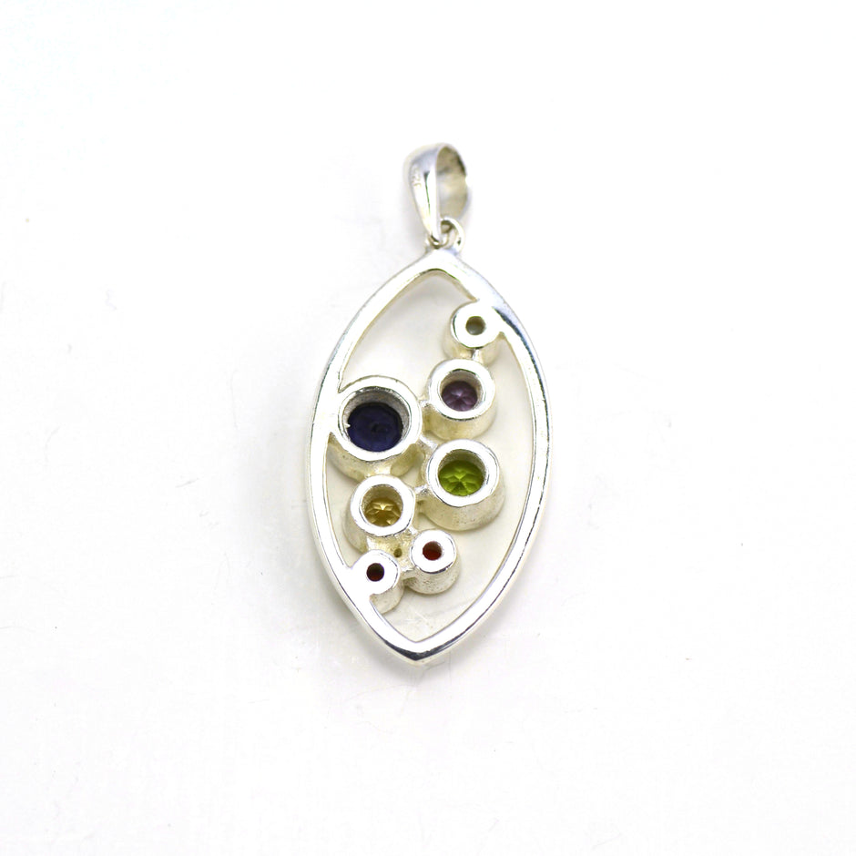 Celestial Leaf Rainbow Pendant