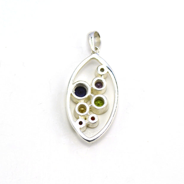 Celestial Leaf Rainbow Pendant