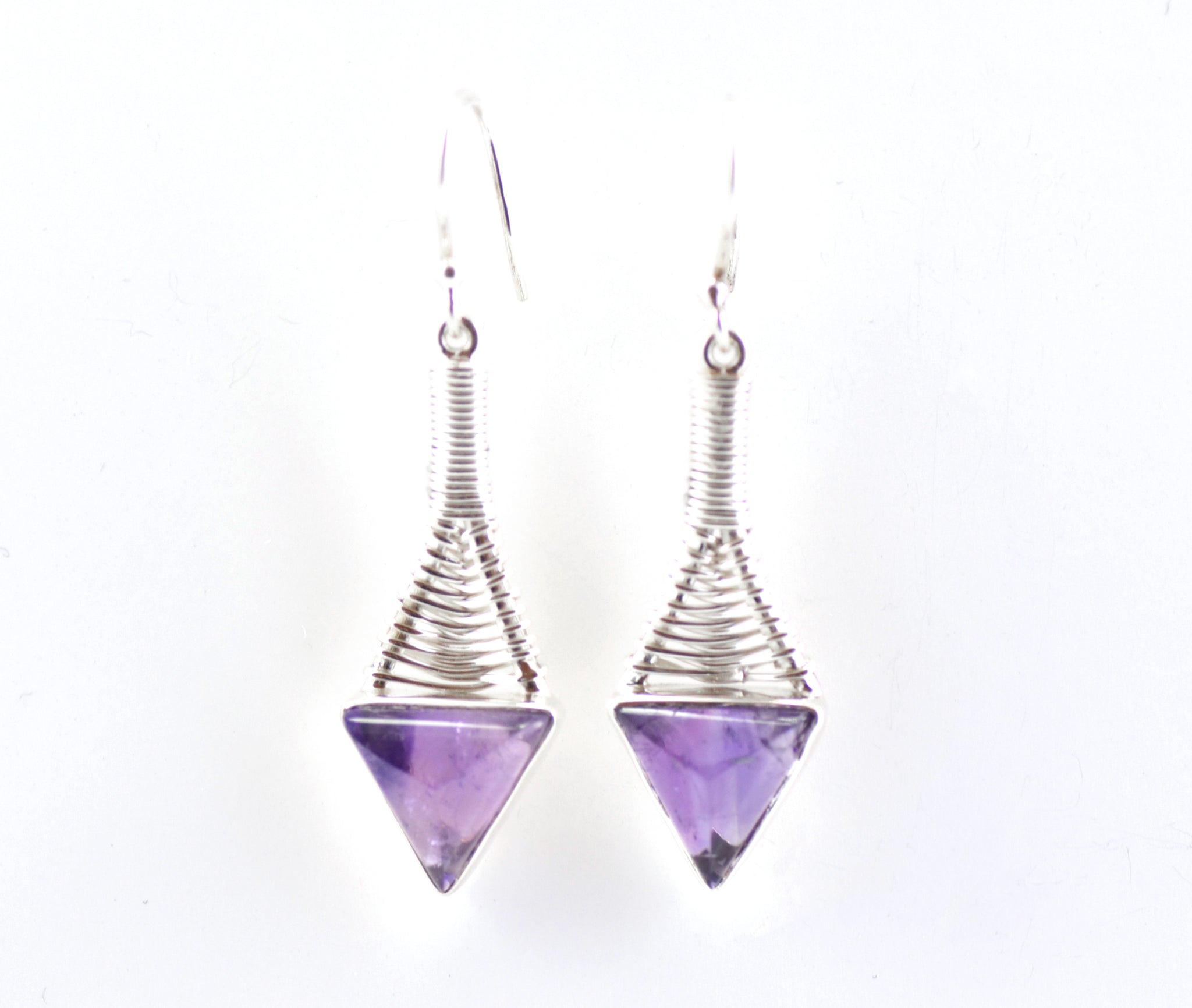 Aquatic Amethyst Earrings