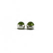 Peridot Volcano Silver Stud Earrings