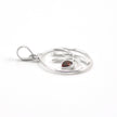 Sapling Tree Of Life Garnet Pendant