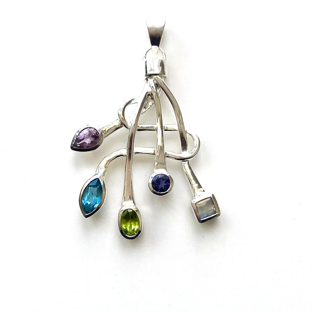 Art Nouveau Silver Pendant