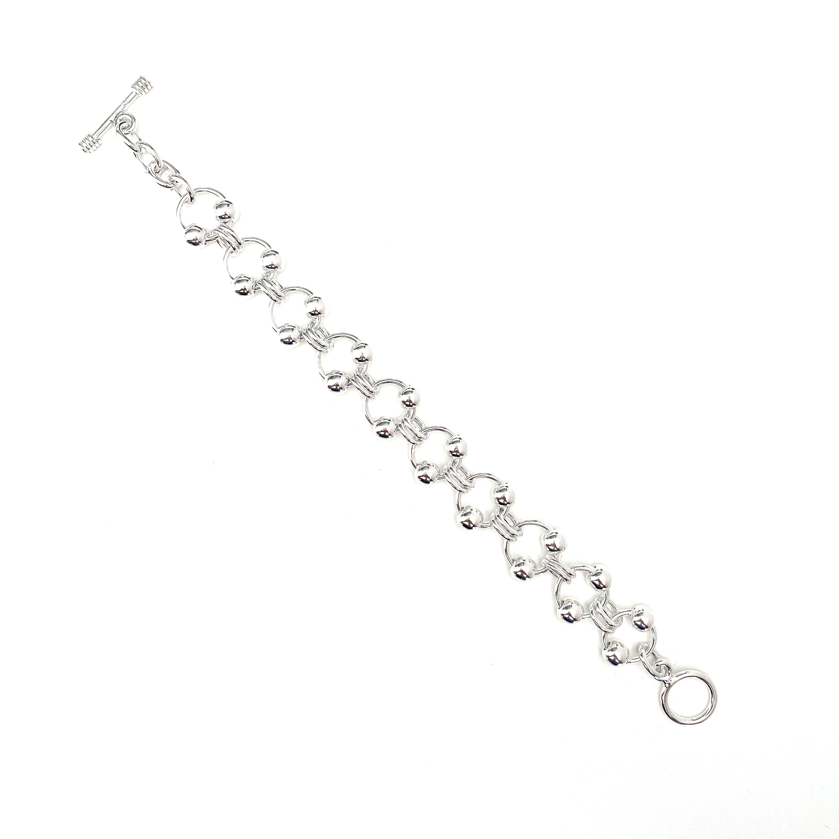 Silver Cosmic Bracelet