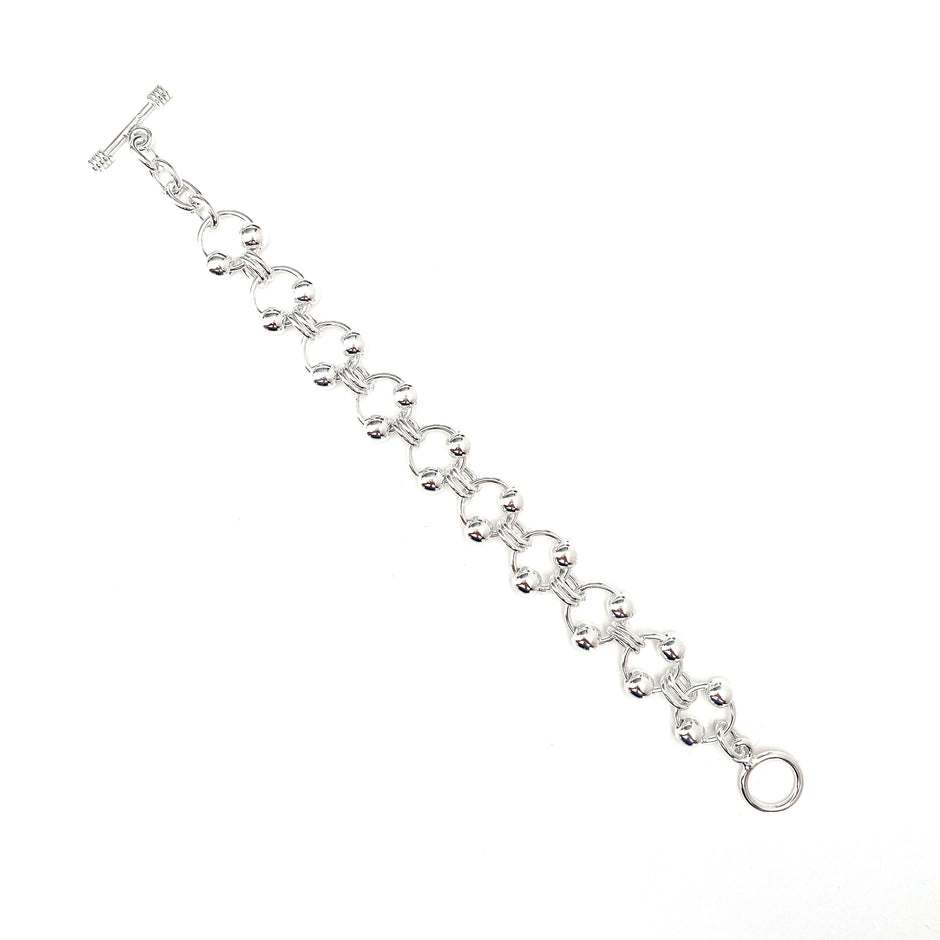 Silver Cosmic Bracelet