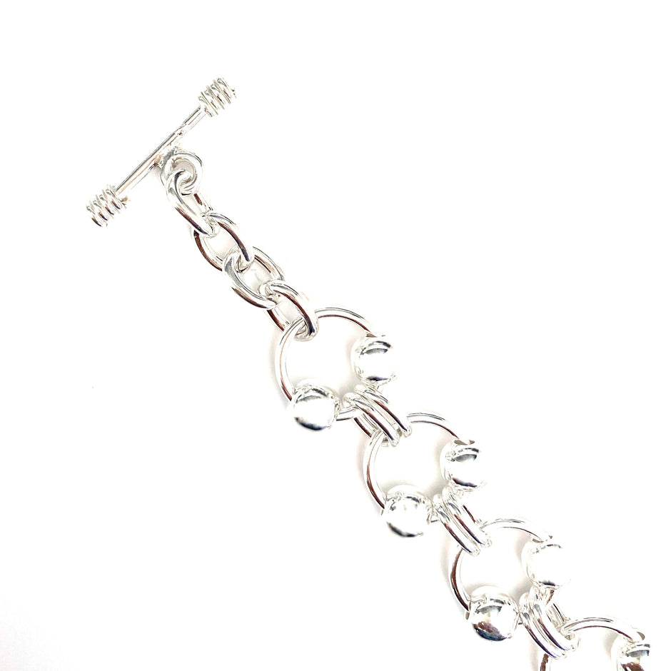 Silver Cosmic Bracelet