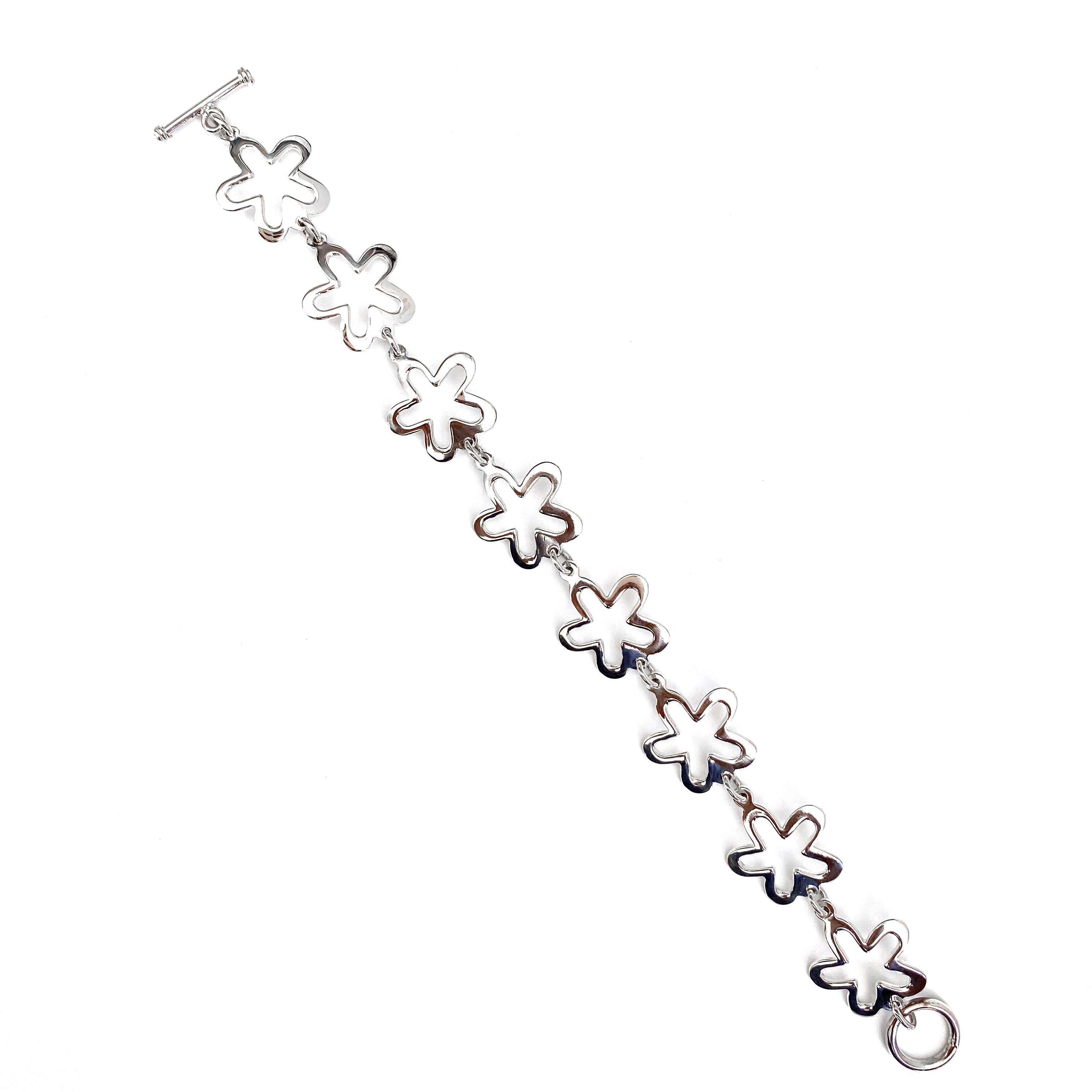 Silver Daisy Chain Bracelet
