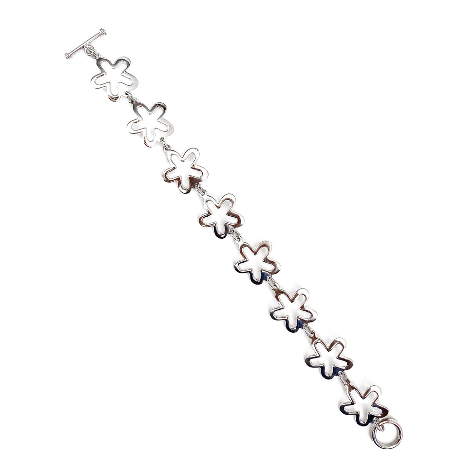 Silver Daisy Chain Bracelet
