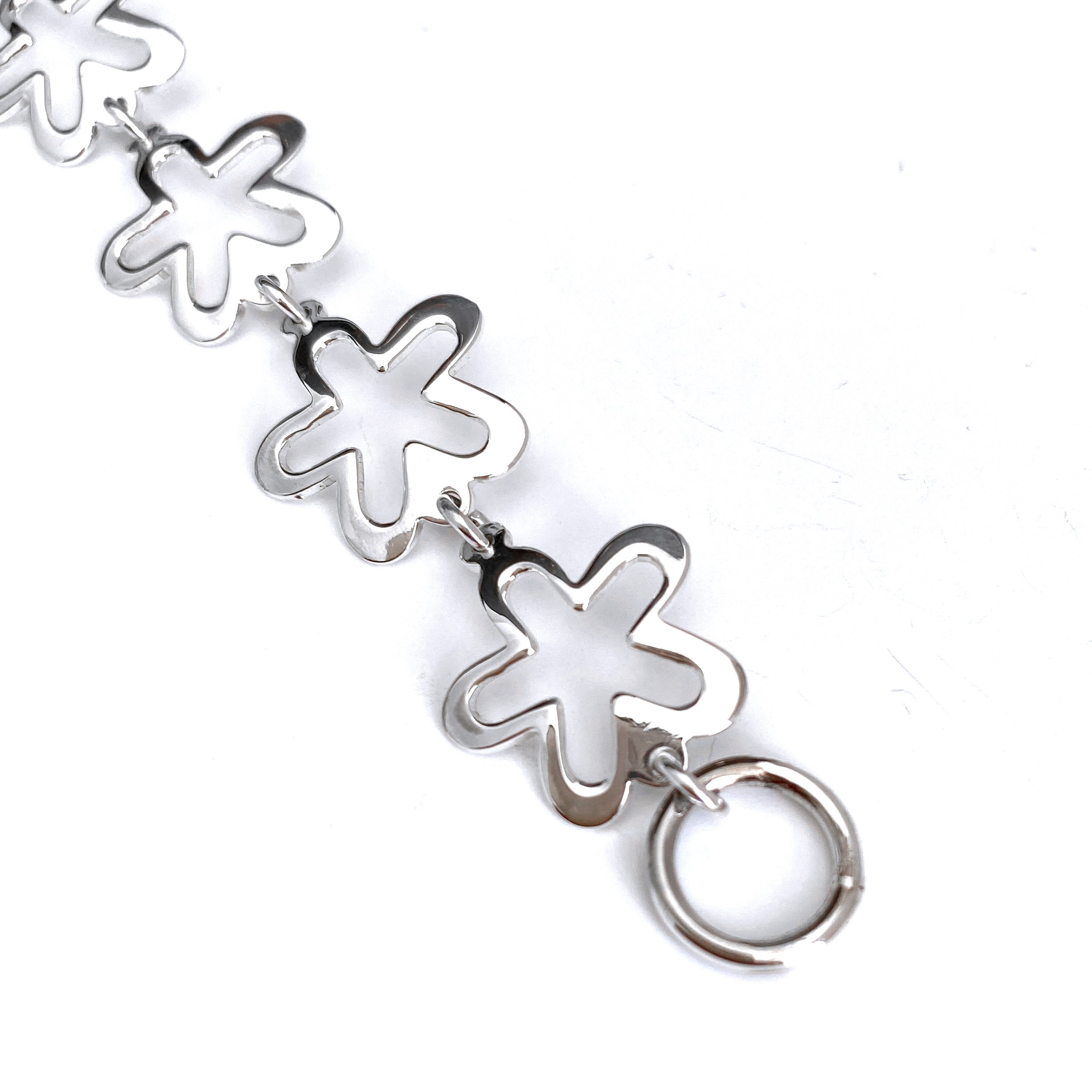 Silver Daisy Chain Bracelet