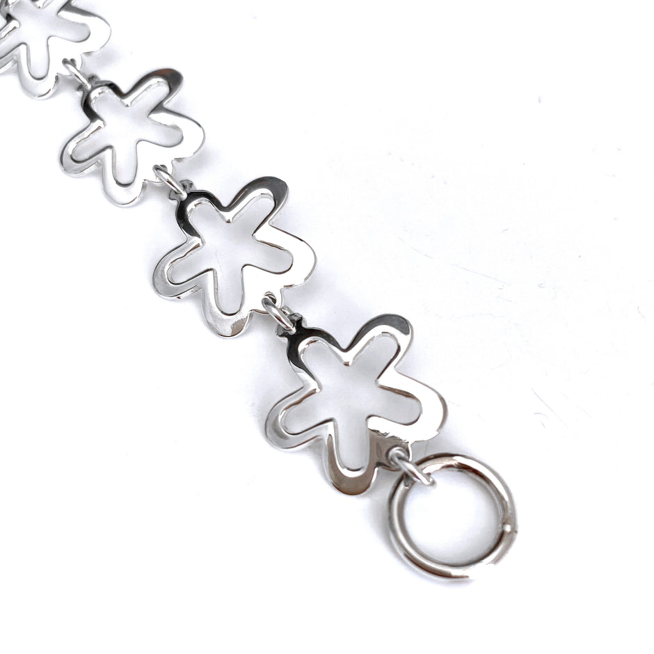 Silver Daisy Chain Bracelet