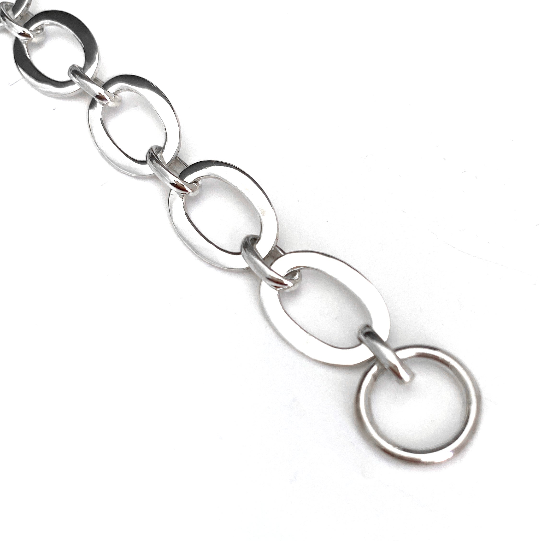 Silver Oval Bracelet