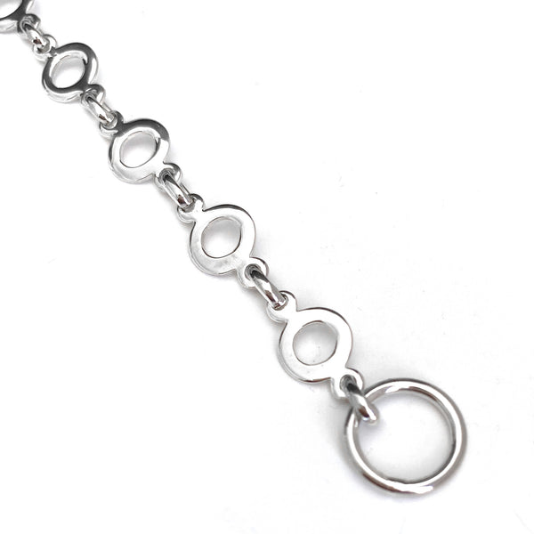 Silver Bubble Hole Bracelet