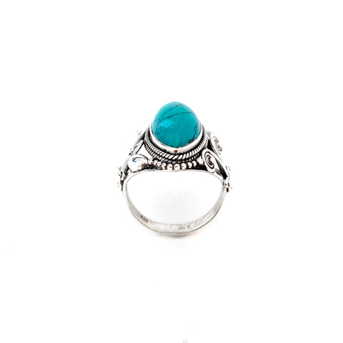 Royal Oval Turquoise Ring