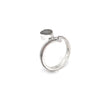 Silver Tiara With Labradorite Ring