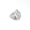 Grand Filigree Oval Moonstone Ring
