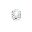 Grand Filigree Oval Moonstone Ring