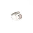 Polished Chaplet with Oval Rose Quartz Ring