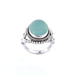 Royal Oval Aquamarine Ring