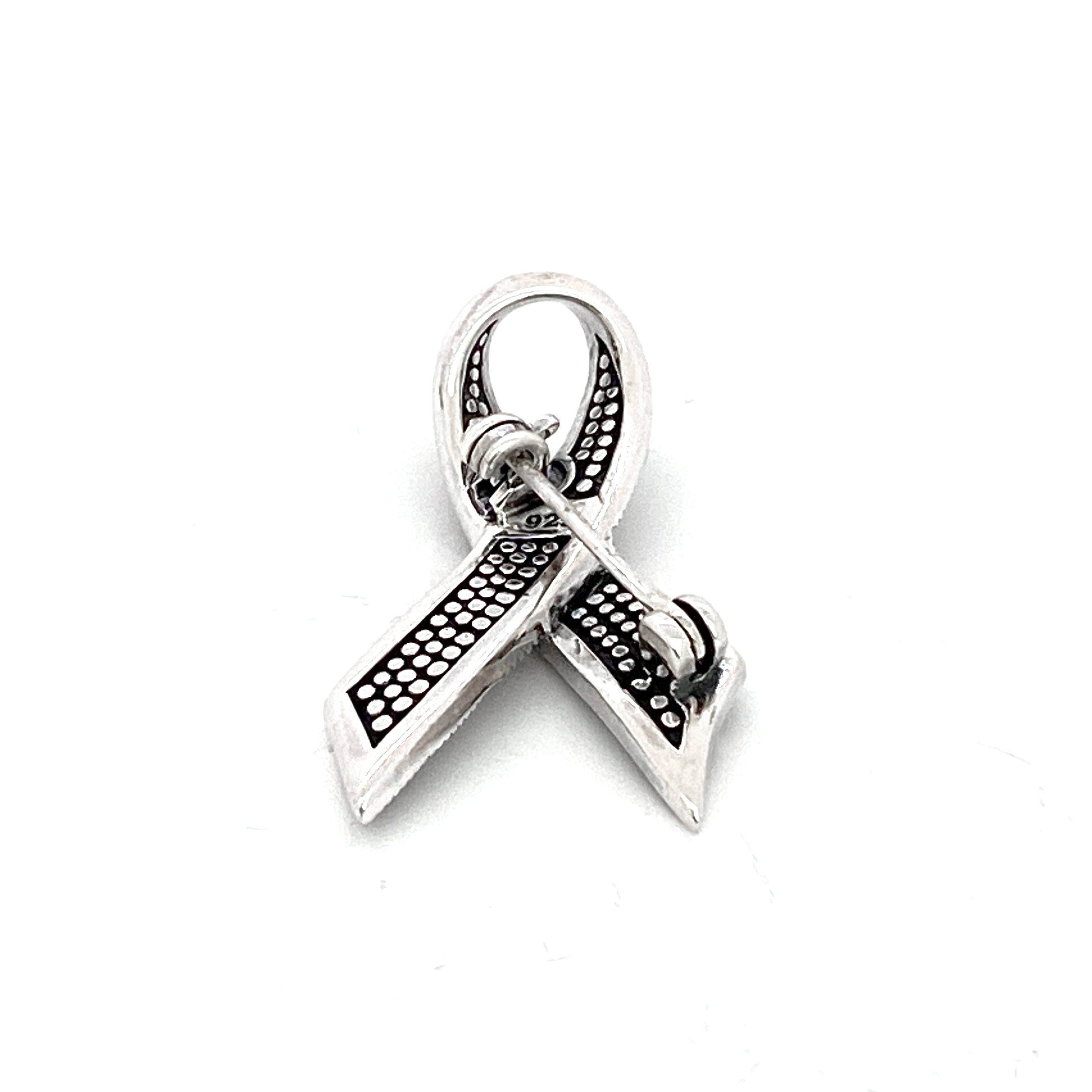 Marcasite Ribbon Brooch
