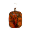 Orange Copper Turquoise Pendant