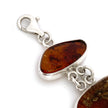 Sterling Silver Amber Bracelet