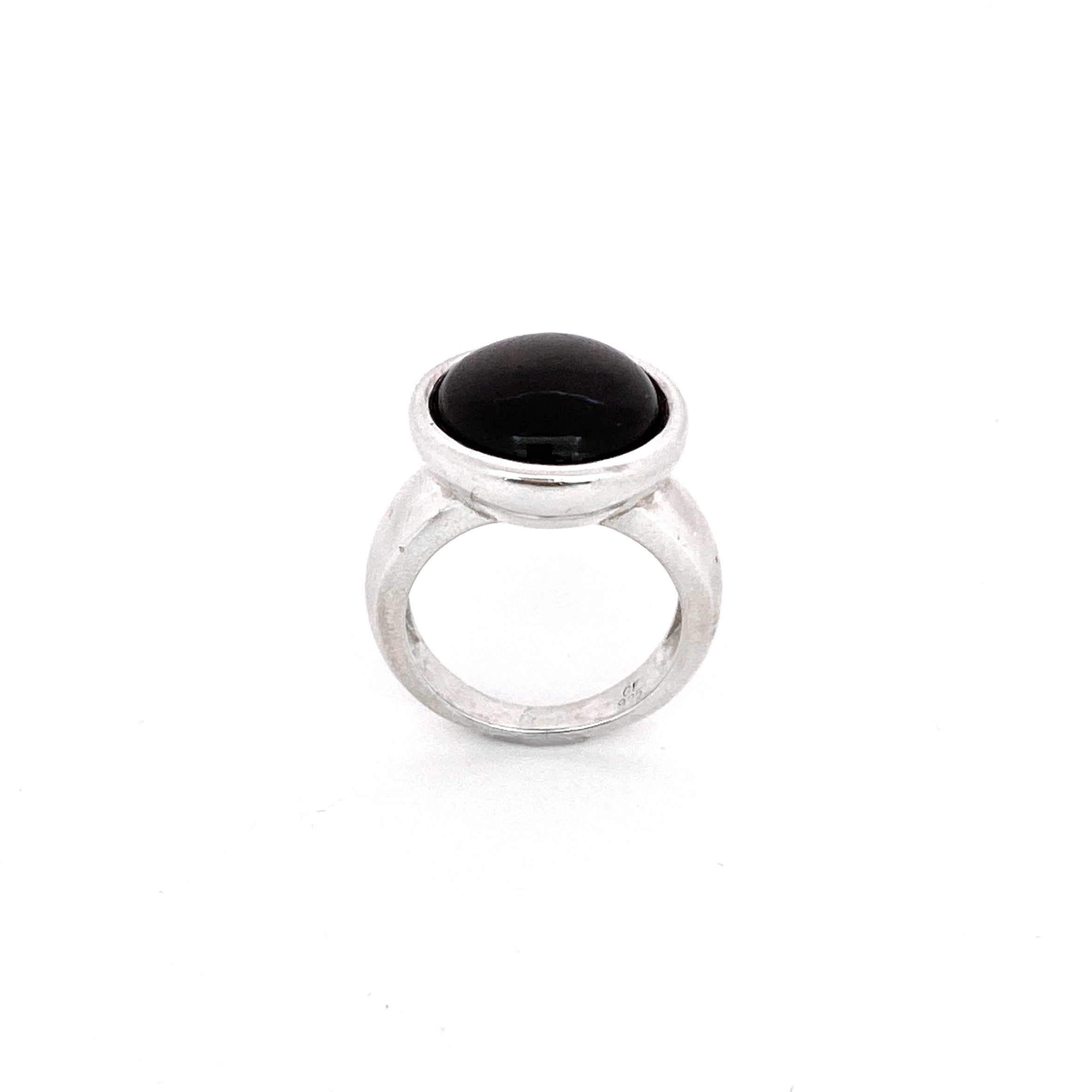 Silver Majestic Smokey Quartz Ring