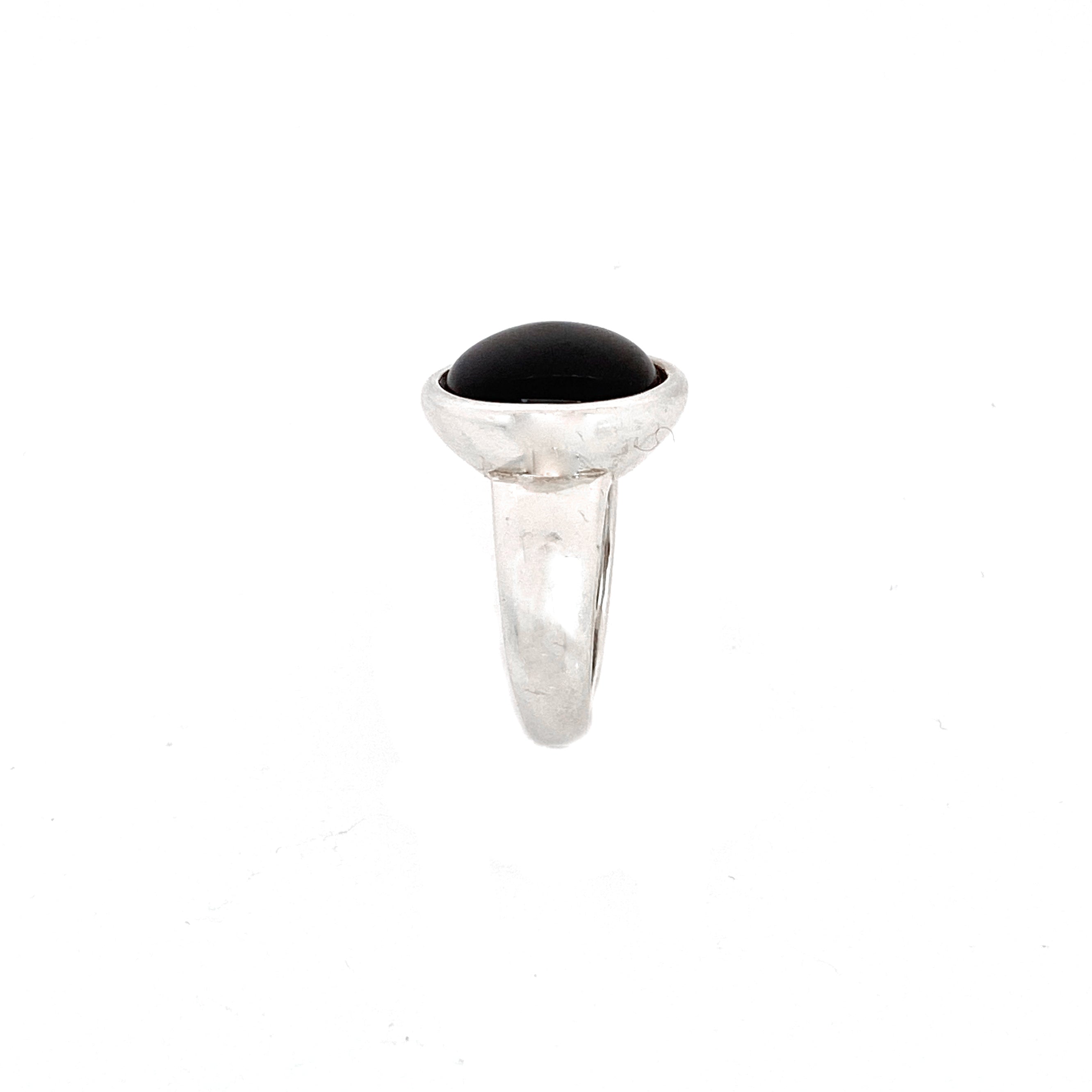 Silver Majestic Smokey Quartz Ring