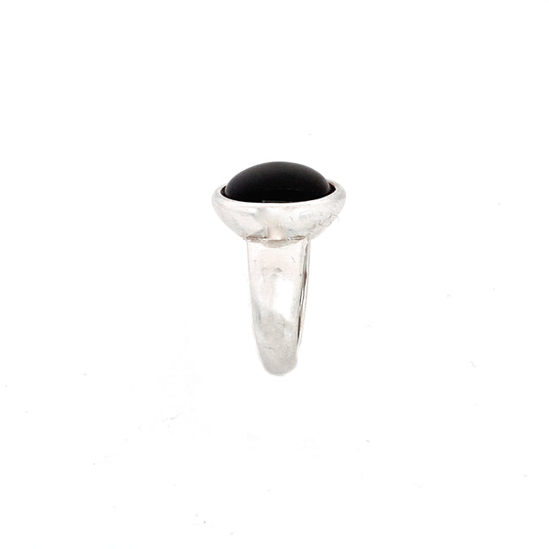 Silver Majestic Smokey Quartz Ring