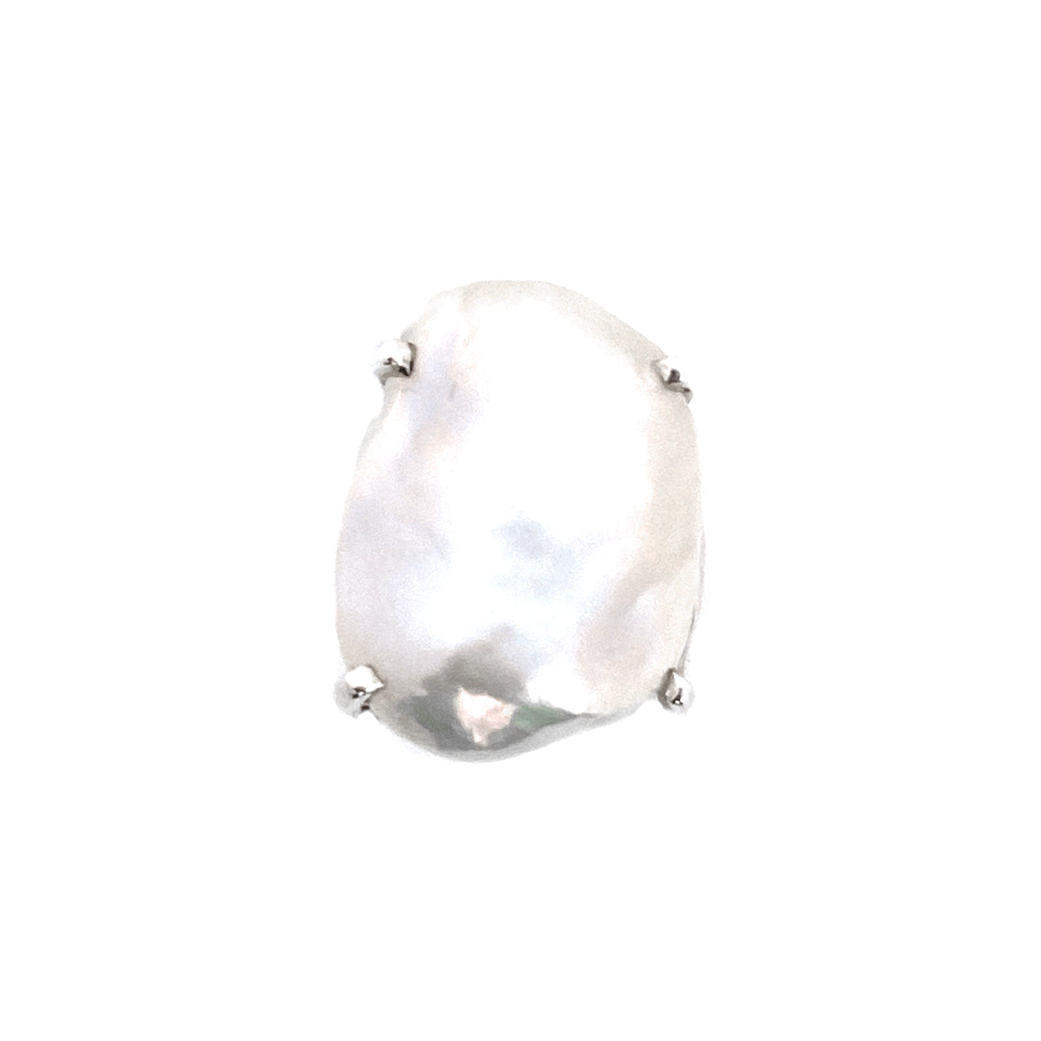 Silver Mother of Pearl Ring