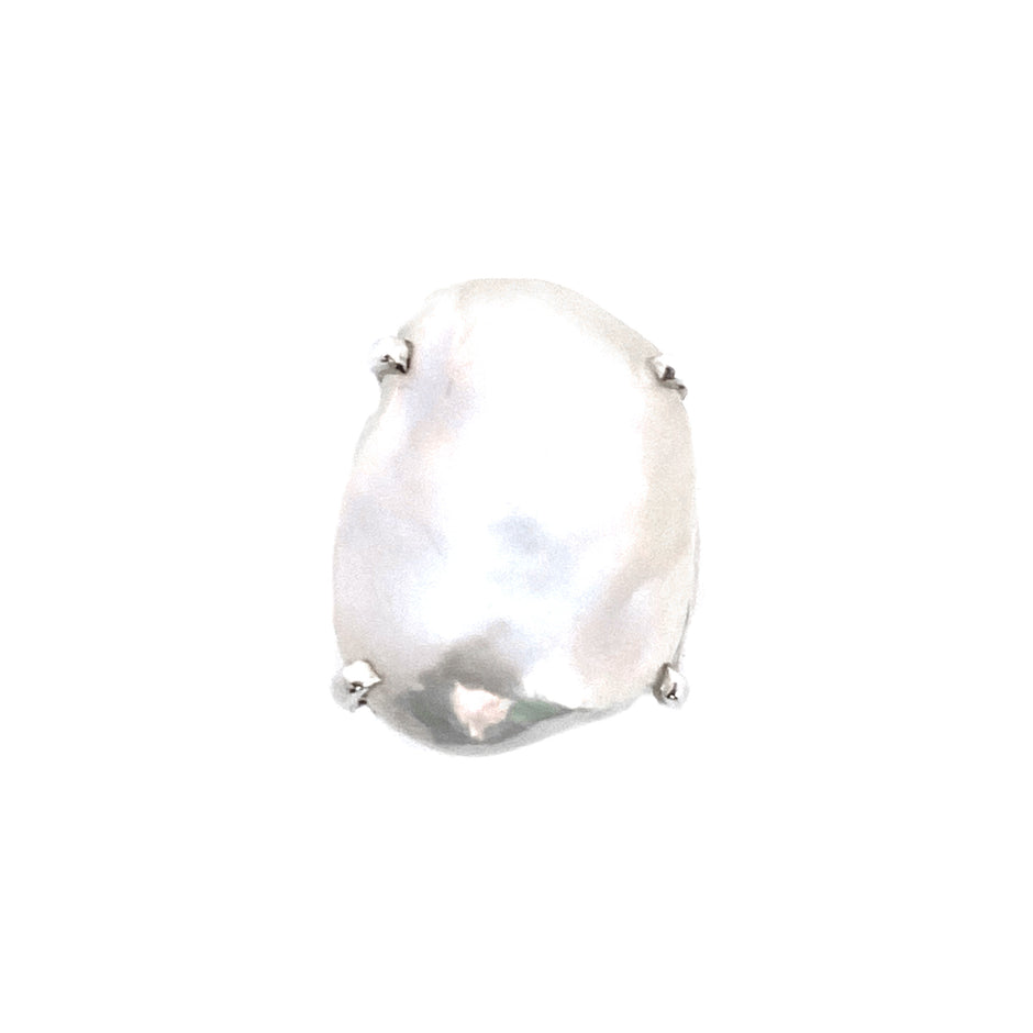 Silver Mother of Pearl Ring