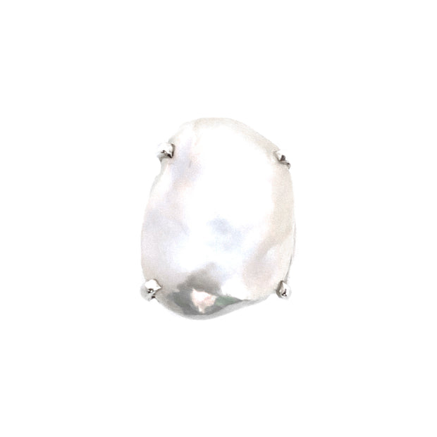 Silver Mother of Pearl Ring