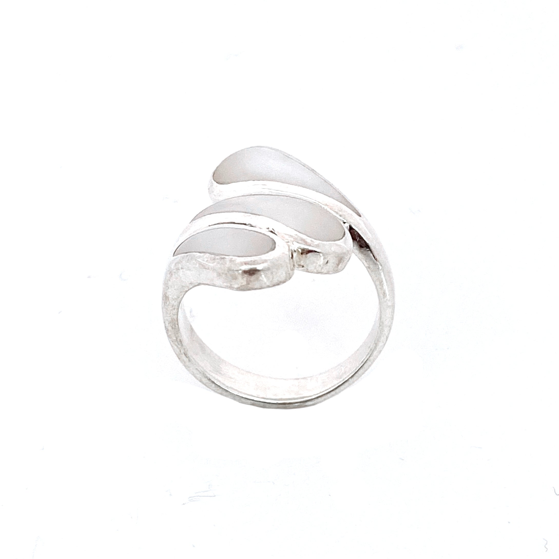 Silver Mother of Pearl Shell Ring