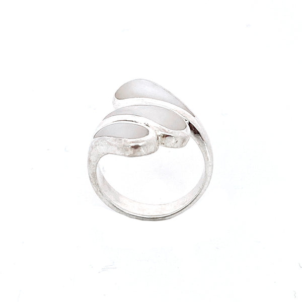 Silver Mother of Pearl Shell Ring