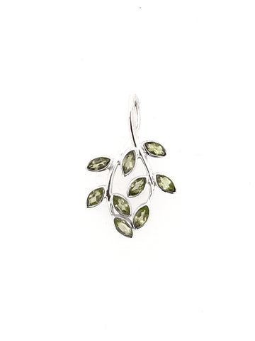 Peridot Leafed Pendant