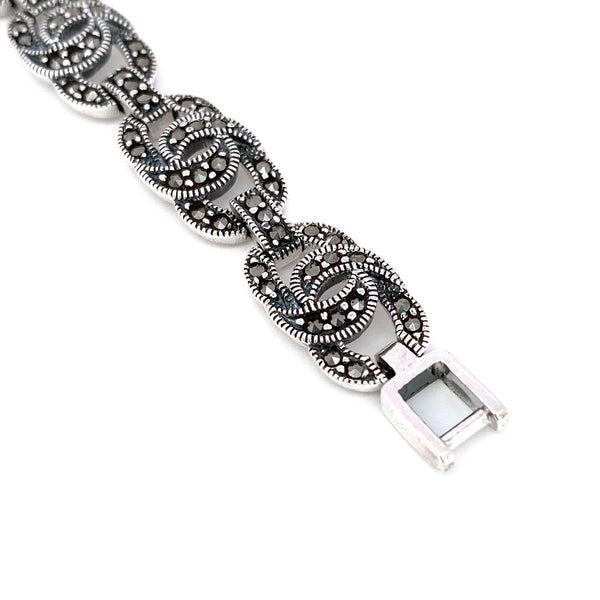 Knotted Marcasite Bracelet