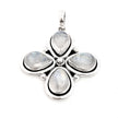  Floral Moonstone Pendant