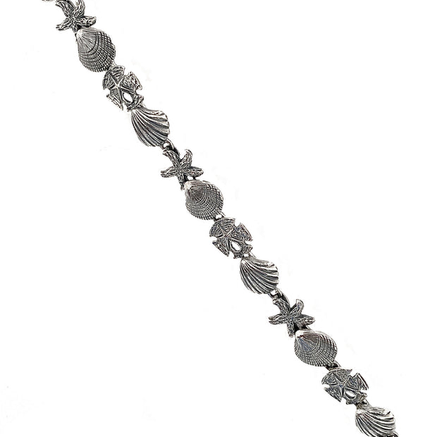 Silver Seashore Bracelet