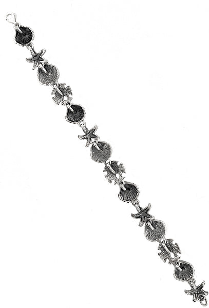 Silver Seashore Bracelet