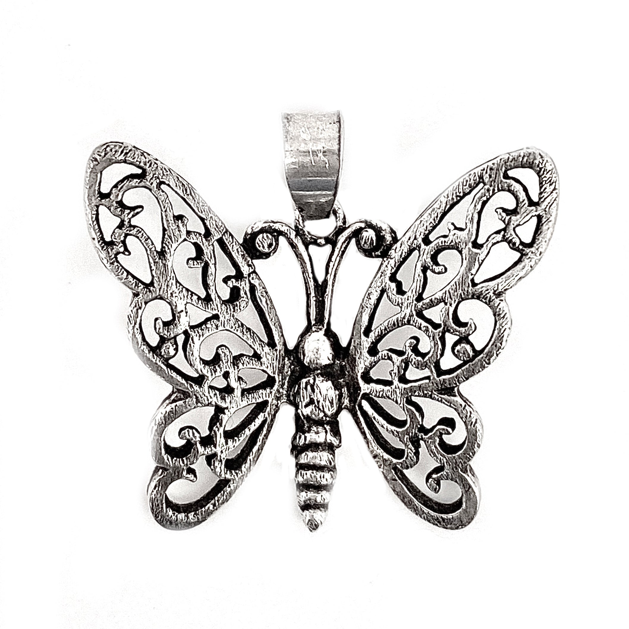 Silver Butterfly Pendant