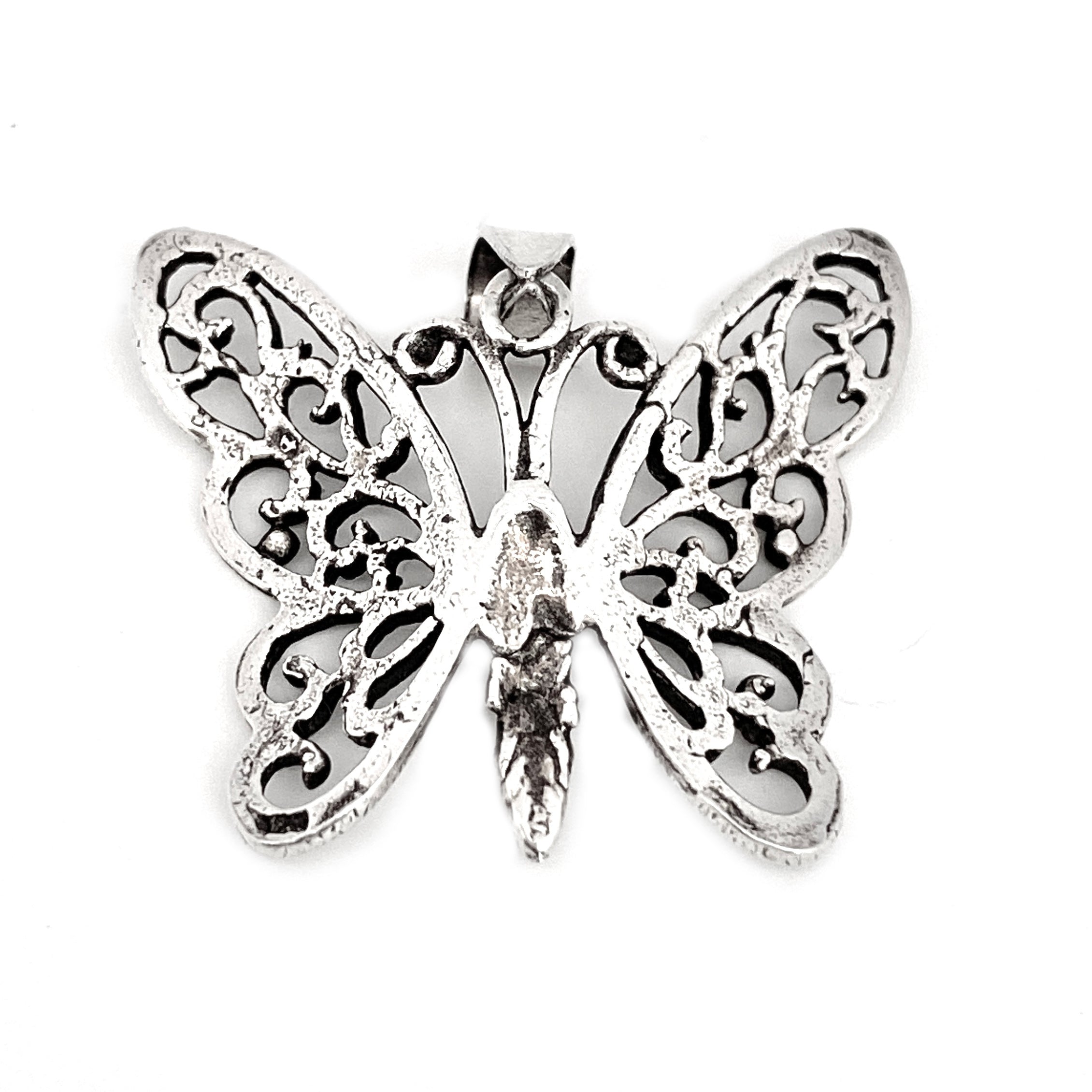 Silver Butterfly Pendant