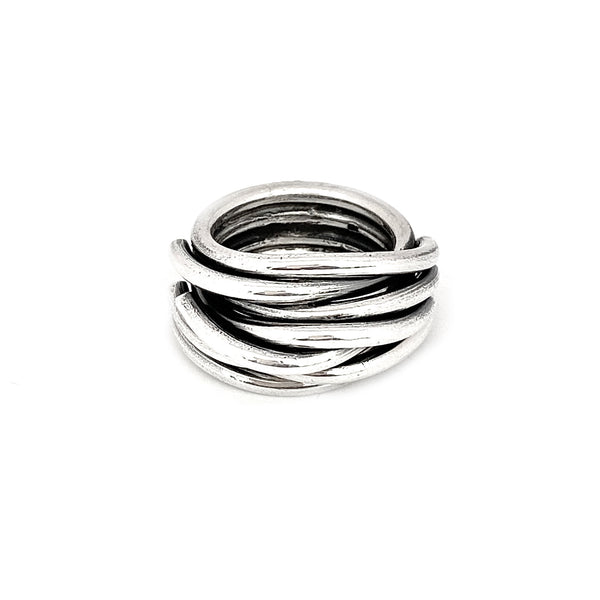 Silver Coil Ring