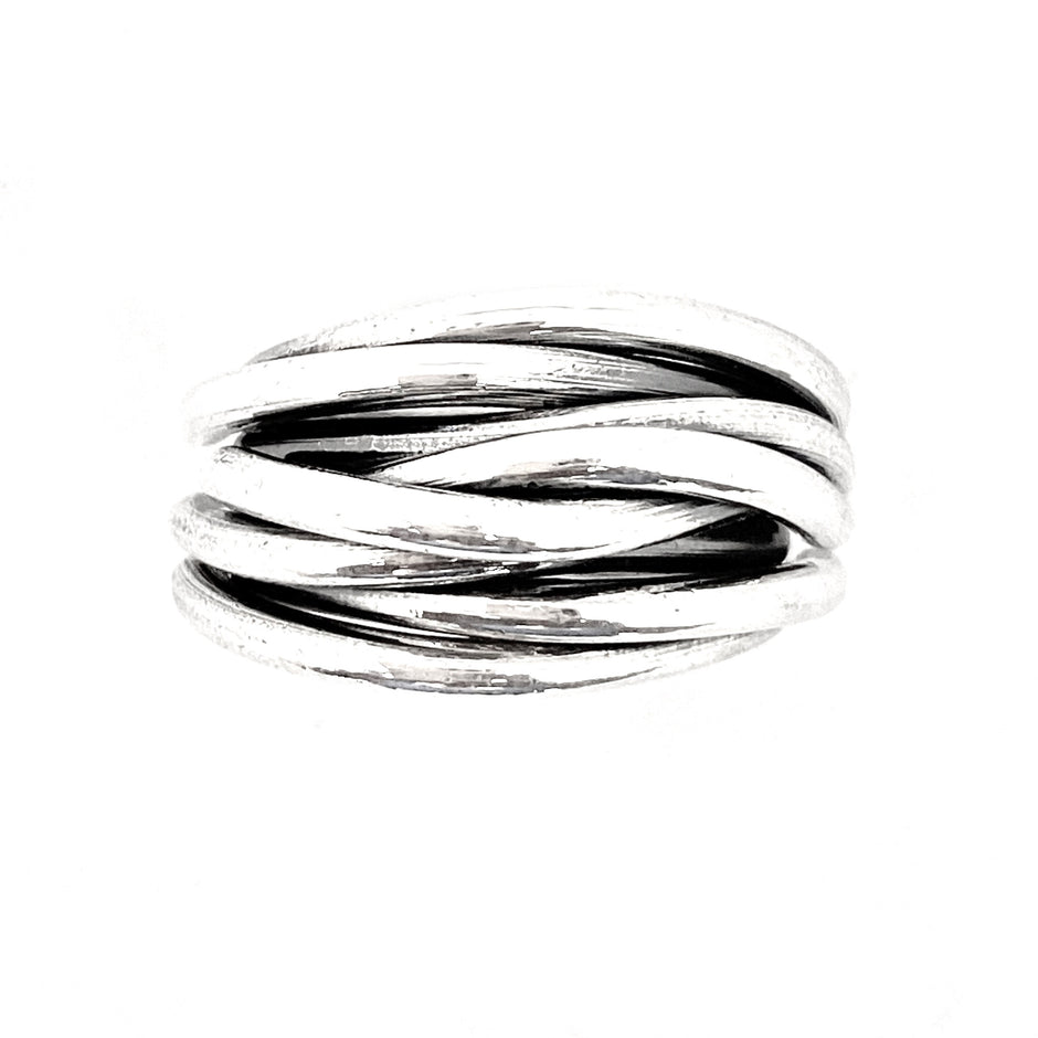Silver Coil Ring