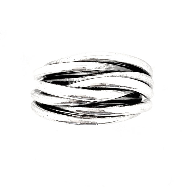 Silver Coil Ring