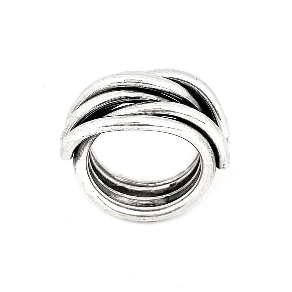 Silver Coil Ring