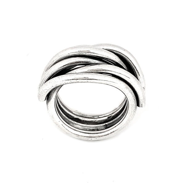 Silver Coil Ring