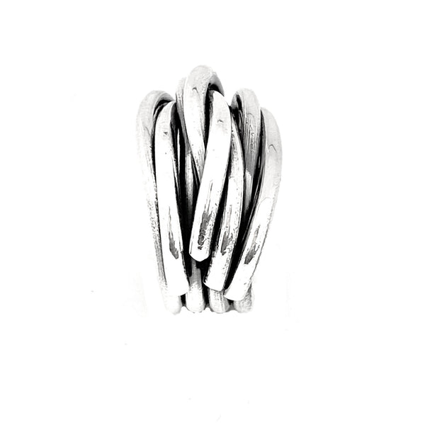 Silver Coil Ring