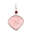 Rose Quartz Gentle Teardrop Pendant
