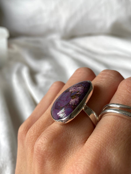 Purple Mohave Copper Turquoise Ring